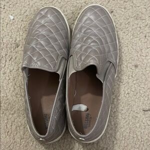 Mossimo Supply Co. Van Women’s Quilted Slip-On Shoes - Gray